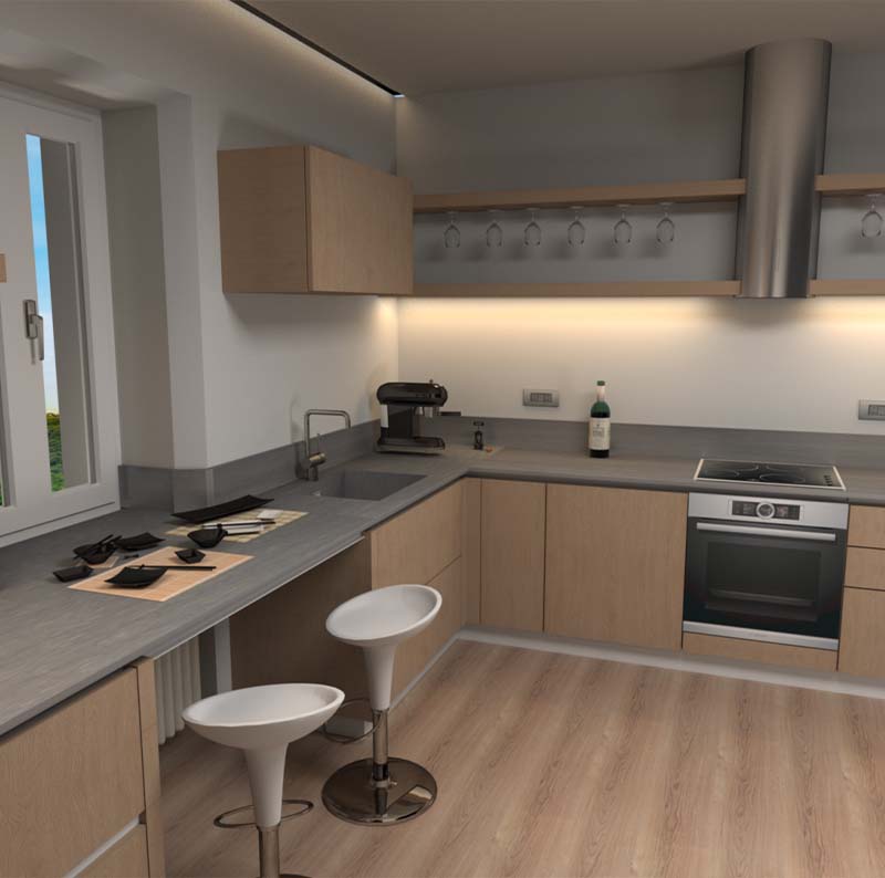 Cucina Oyster Rovere Sarteano Ampliamento