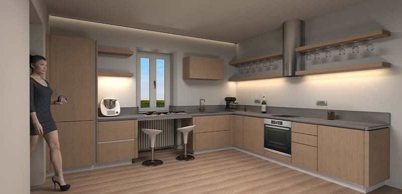 Cucina Oyster Rovere Sarteano Ampliamento